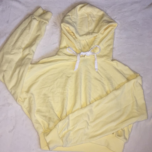 Forever 21 Jackets & Blazers - cropped yellow sweatshirt! comes ironed and washed Forever 21 Jackets & Blazers - cropped yellow sweatshirt! comes ironed and washed